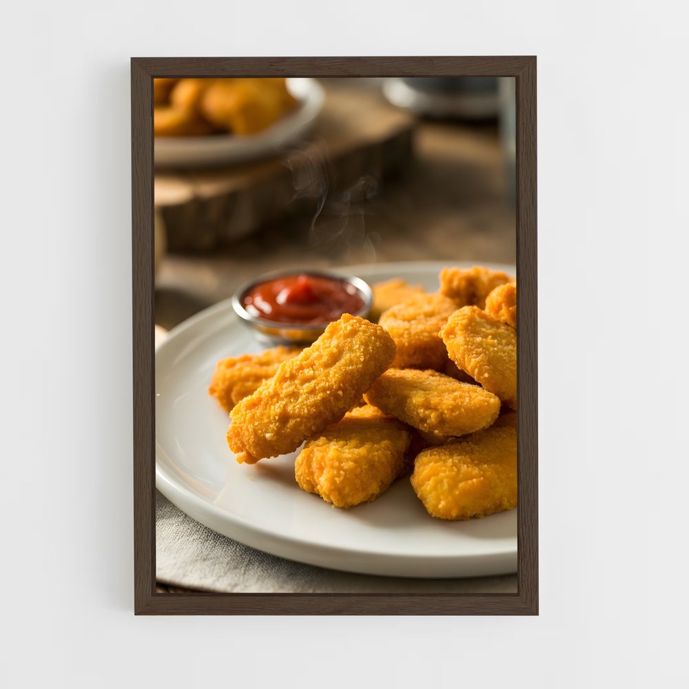 ap-nuggets-5 cadre Bois foncé