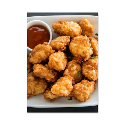 Poster Crevettes Dorées