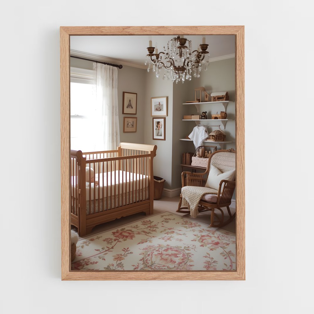 ap-nursery-14 cadre Bois clair