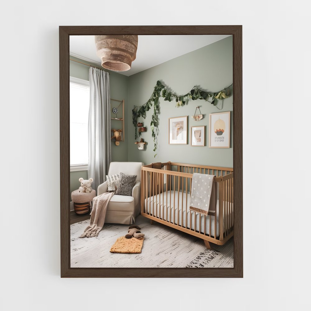ap-nursery-15 cadre Bois foncé