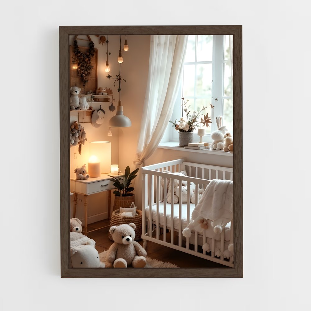 ap-nursery-16 cadre Bois foncé
