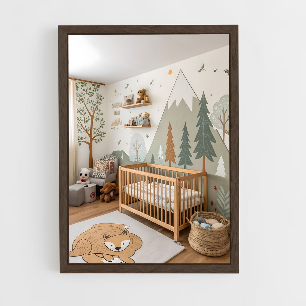 ap-nursery-17 cadre Bois foncé