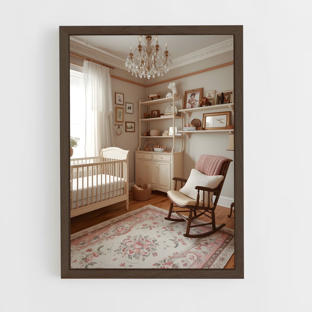 ap-nursery-20 cadre Bois foncé