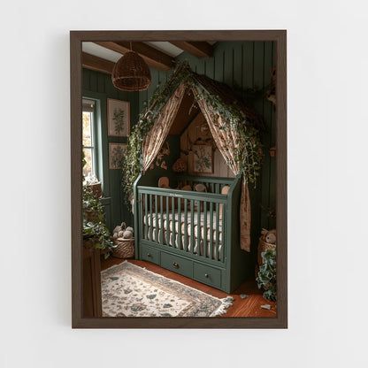 ap-nursery-4 cadre Bois foncé