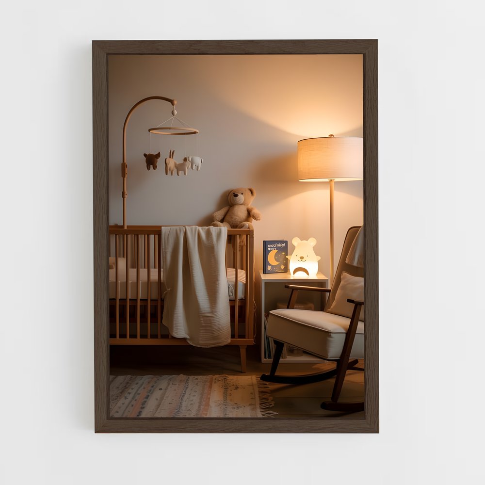 ap-nursery-6 cadre Bois foncé
