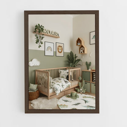 ap-nursery-8 cadre Bois foncé