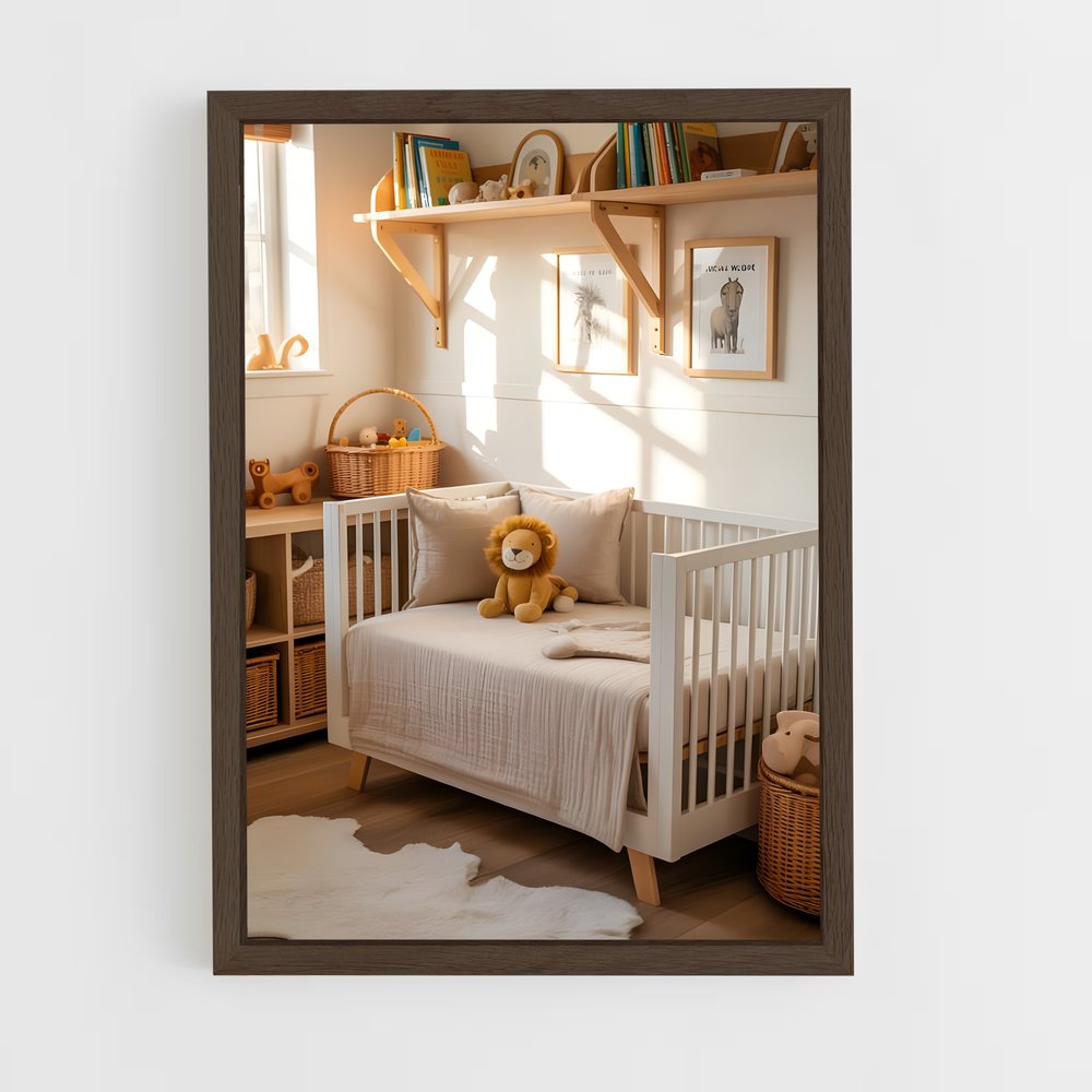 ap-nursery-9 cadre Bois foncé