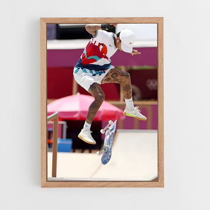 ap-nyjah huston-1 cadre Bois clair