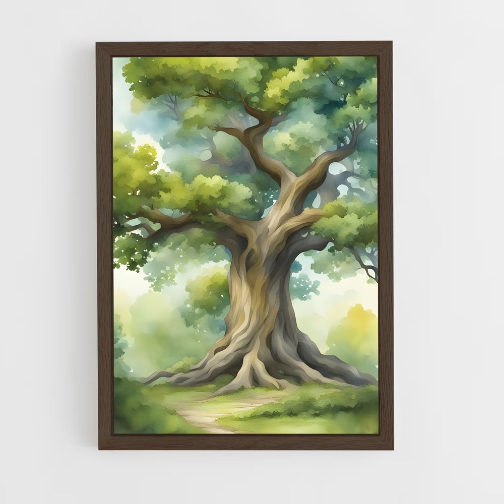 ap-oak-5 cadre Bois foncé