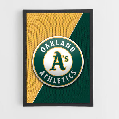 ap-oakland athletics-1 cadre Noir