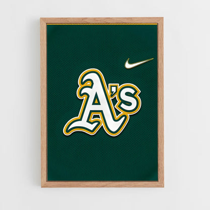 ap-oakland athletics-2 cadre Bois clair