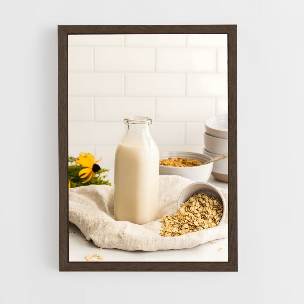 ap-oat milk-1 cadre Bois foncé