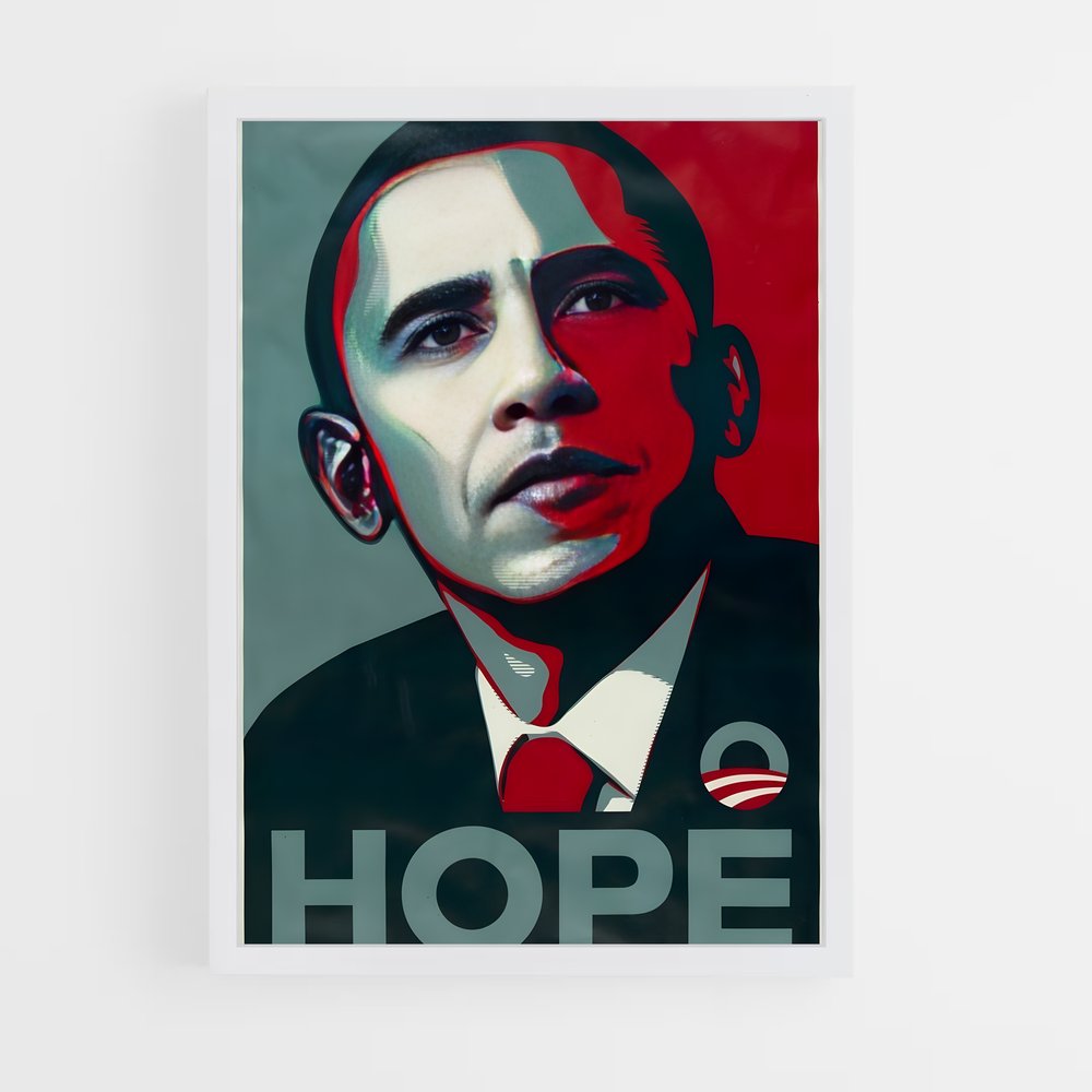 ap-obama hope poster-1 cadre Blanc