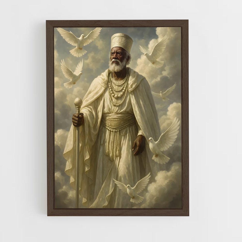 ap-obatala-10 cadre Bois foncé