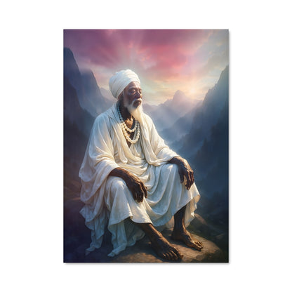 Poster Sage en Blanc