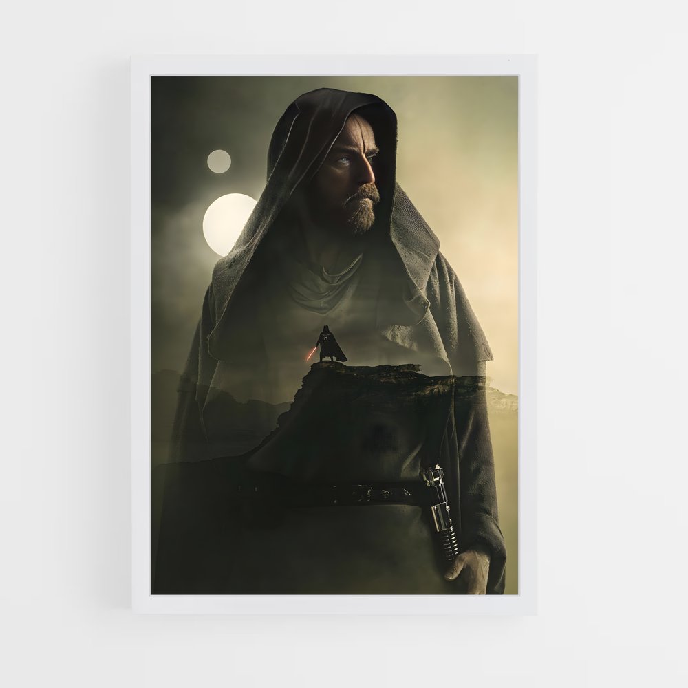 ap-obi-wan kenobi-3 cadre Blanc