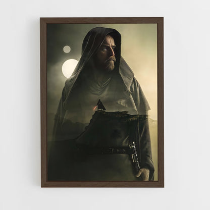 ap-obi-wan kenobi-3 cadre Bois foncé