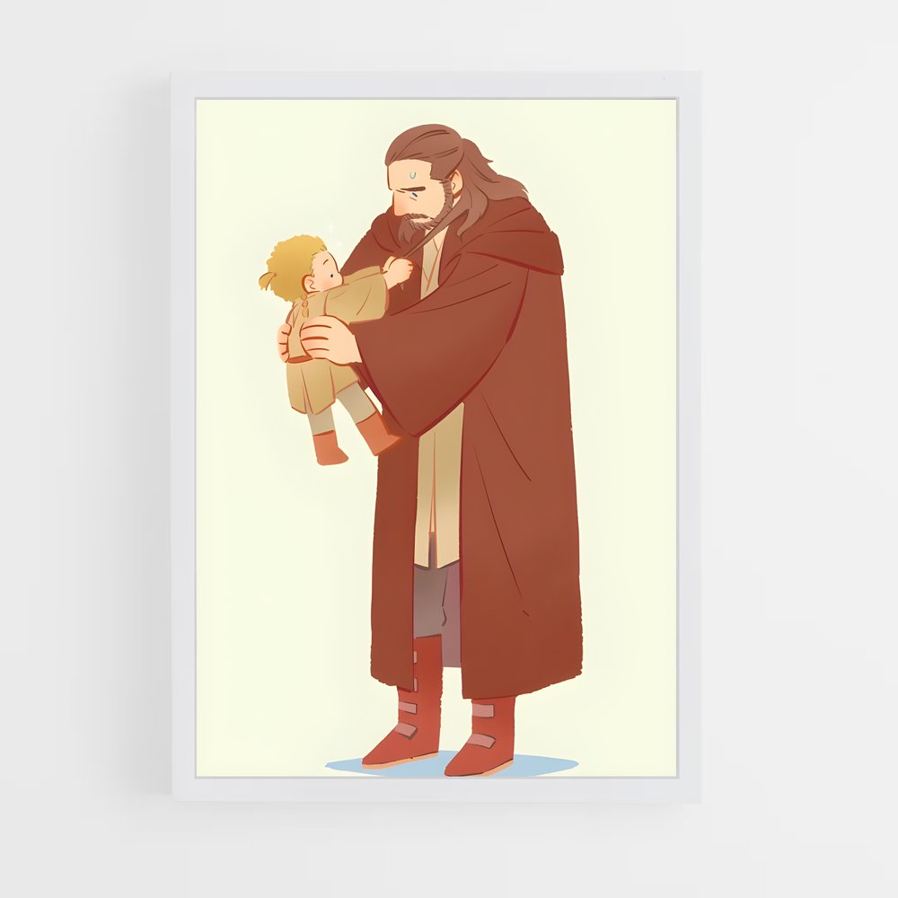 ap-obi-wan kenobi-5 cadre Blanc