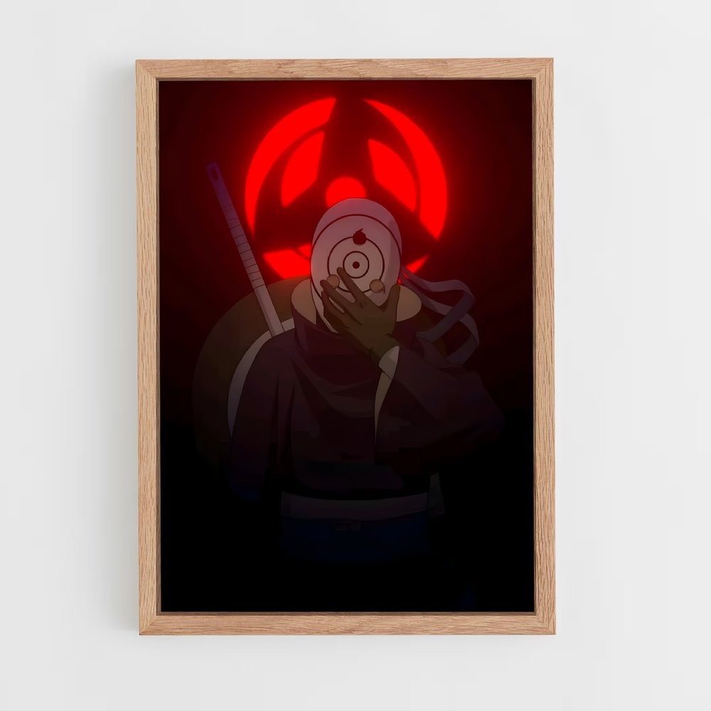 ap-obito uchiha-4 cadre Bois clair