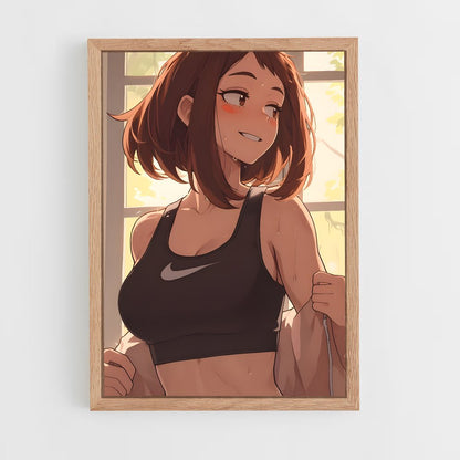ap-ochaco uraraka-2 cadre Bois clair