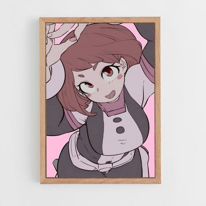 ap-ochaco uraraka-3 cadre Bois clair