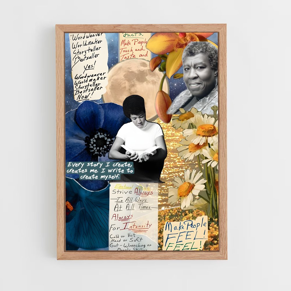 ap-octavia butler-5 cadre Bois clair