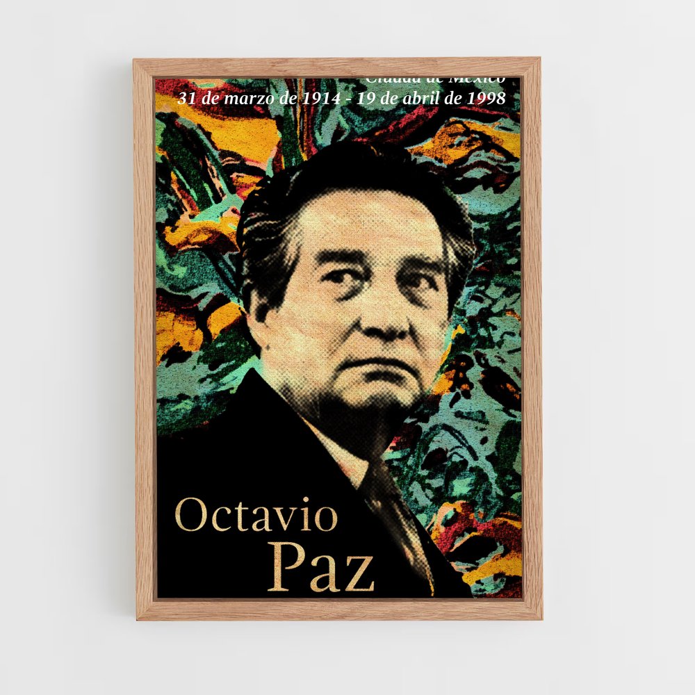 ap-octavio paz-4 cadre Bois clair