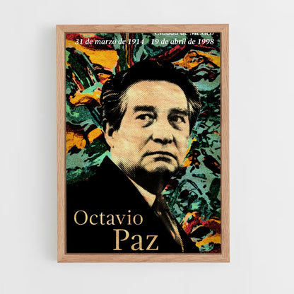 ap-octavio paz-4 cadre Bois clair