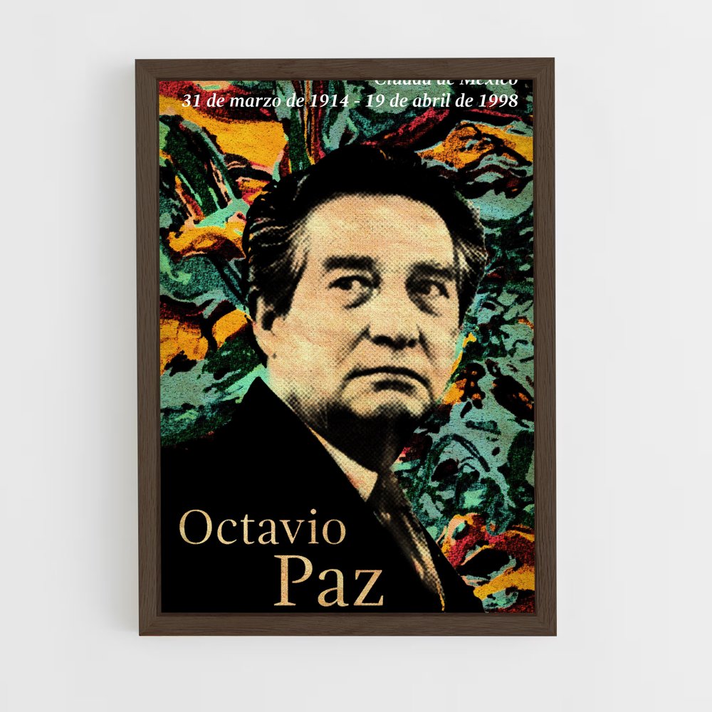 ap-octavio paz-4 cadre Bois foncé