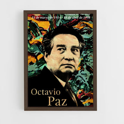 ap-octavio paz-4 cadre Bois foncé