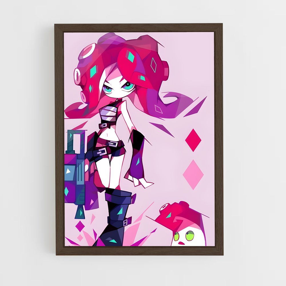 ap-octoling-1 cadre Bois foncé