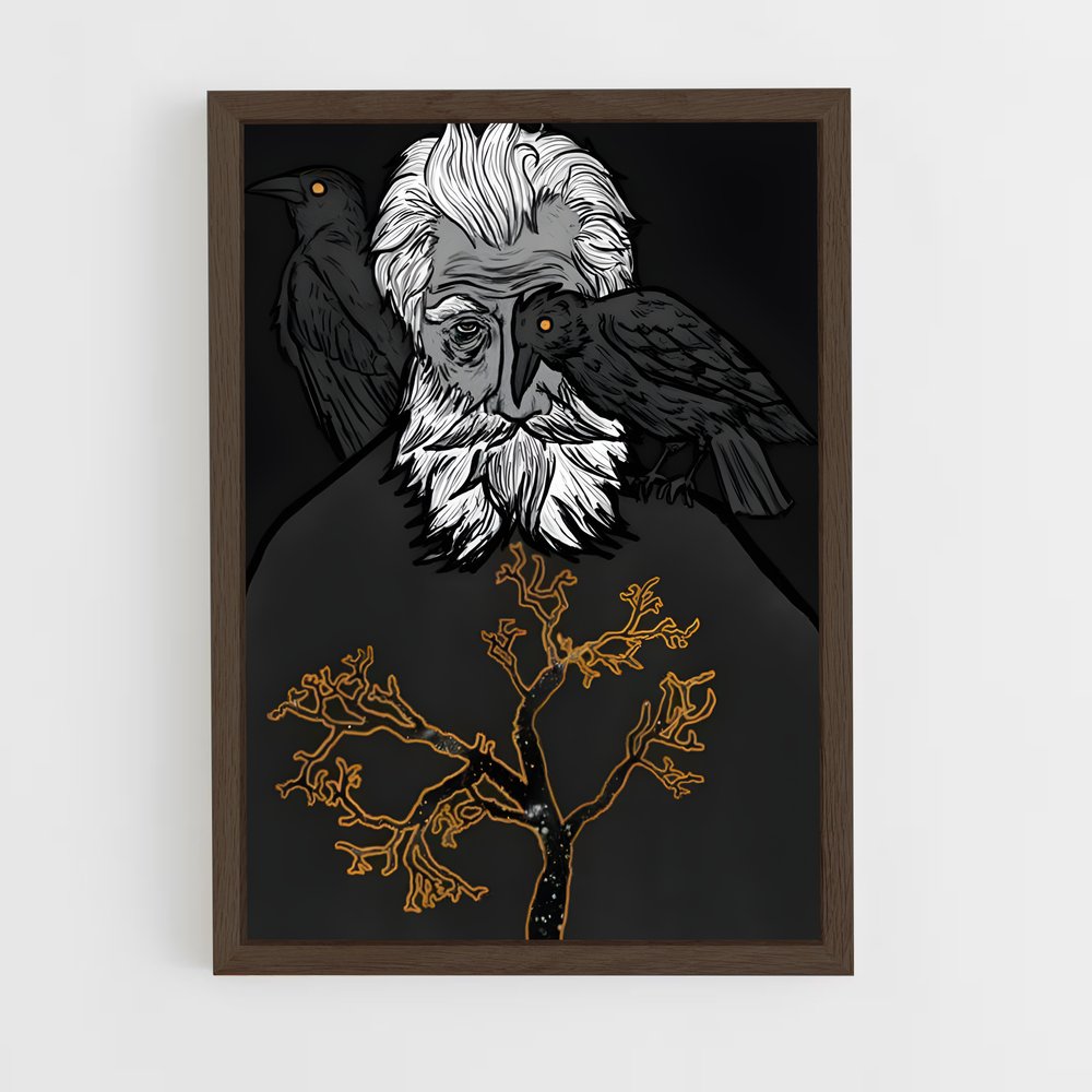 ap-odin-4 cadre Bois foncé