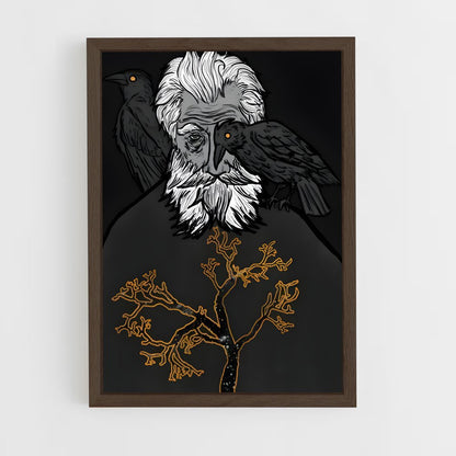 ap-odin-4 cadre Bois foncé