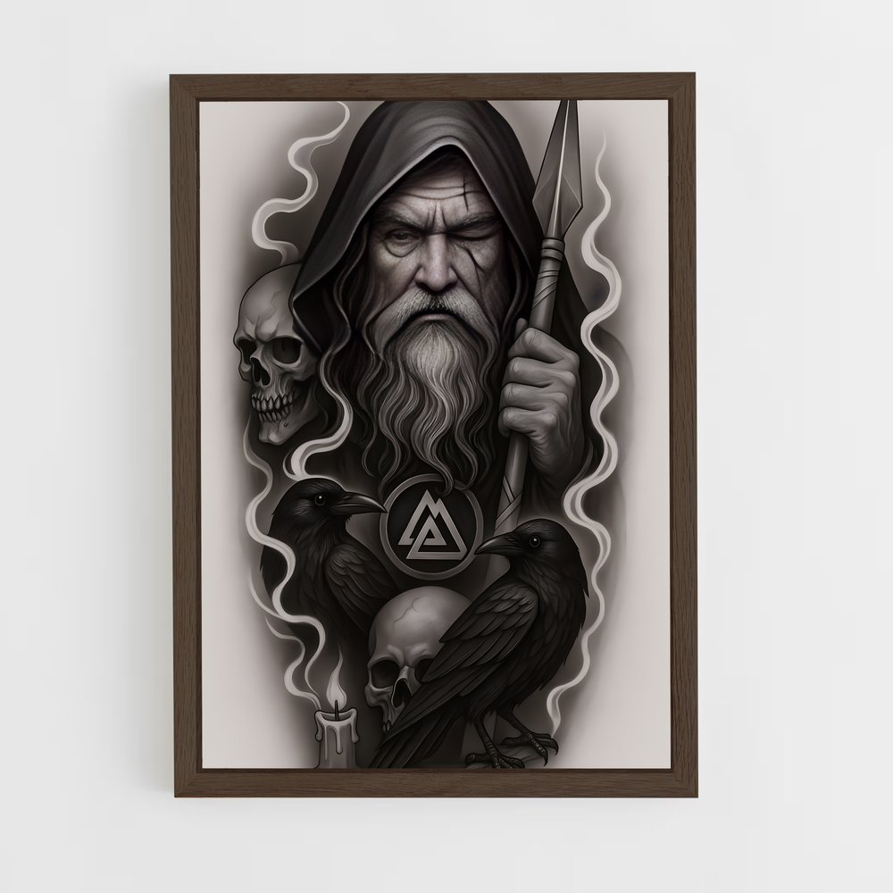 ap-odin-6 cadre Bois foncé