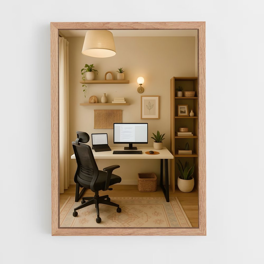 ap-office-1 cadre Bois clair