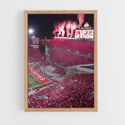 ap-ohio state buckeyes-7 cadre Bois clair
