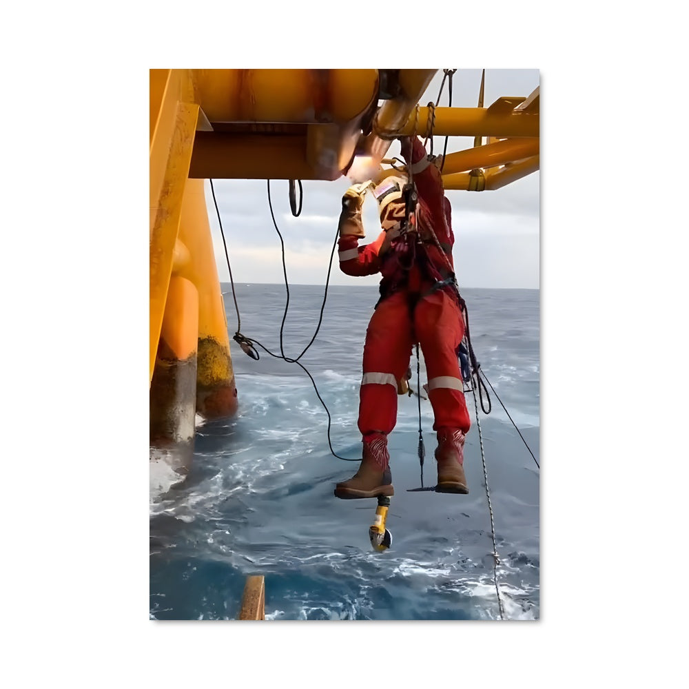 Poster Le Marin en Rouge