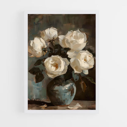 ap-oil painting-5 cadre Blanc