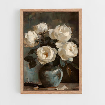 ap-oil painting-5 cadre Bois clair