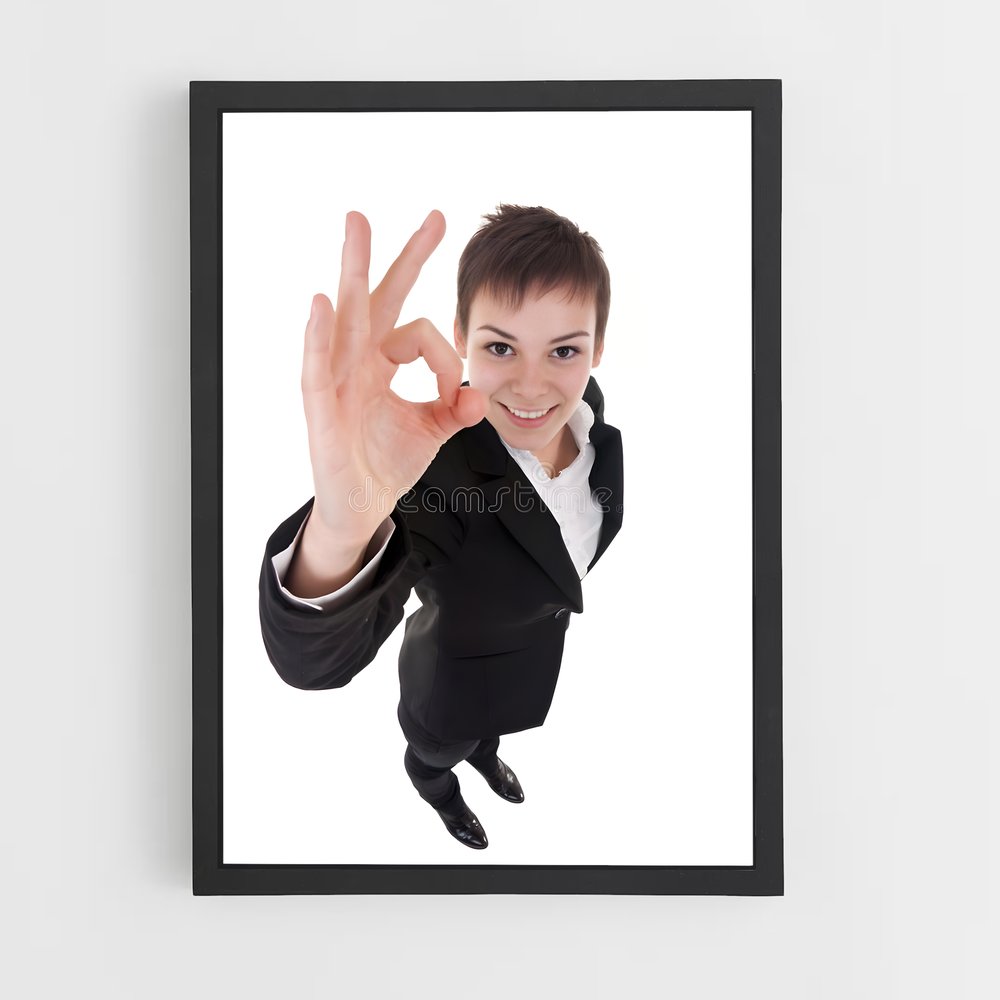 ap-ok sign-1 cadre Noir