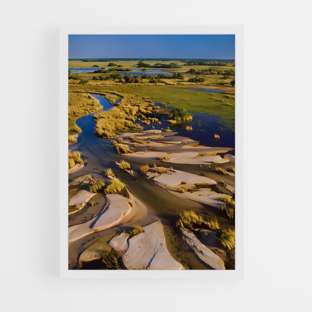 ap-okavango delta-5 cadre Blanc