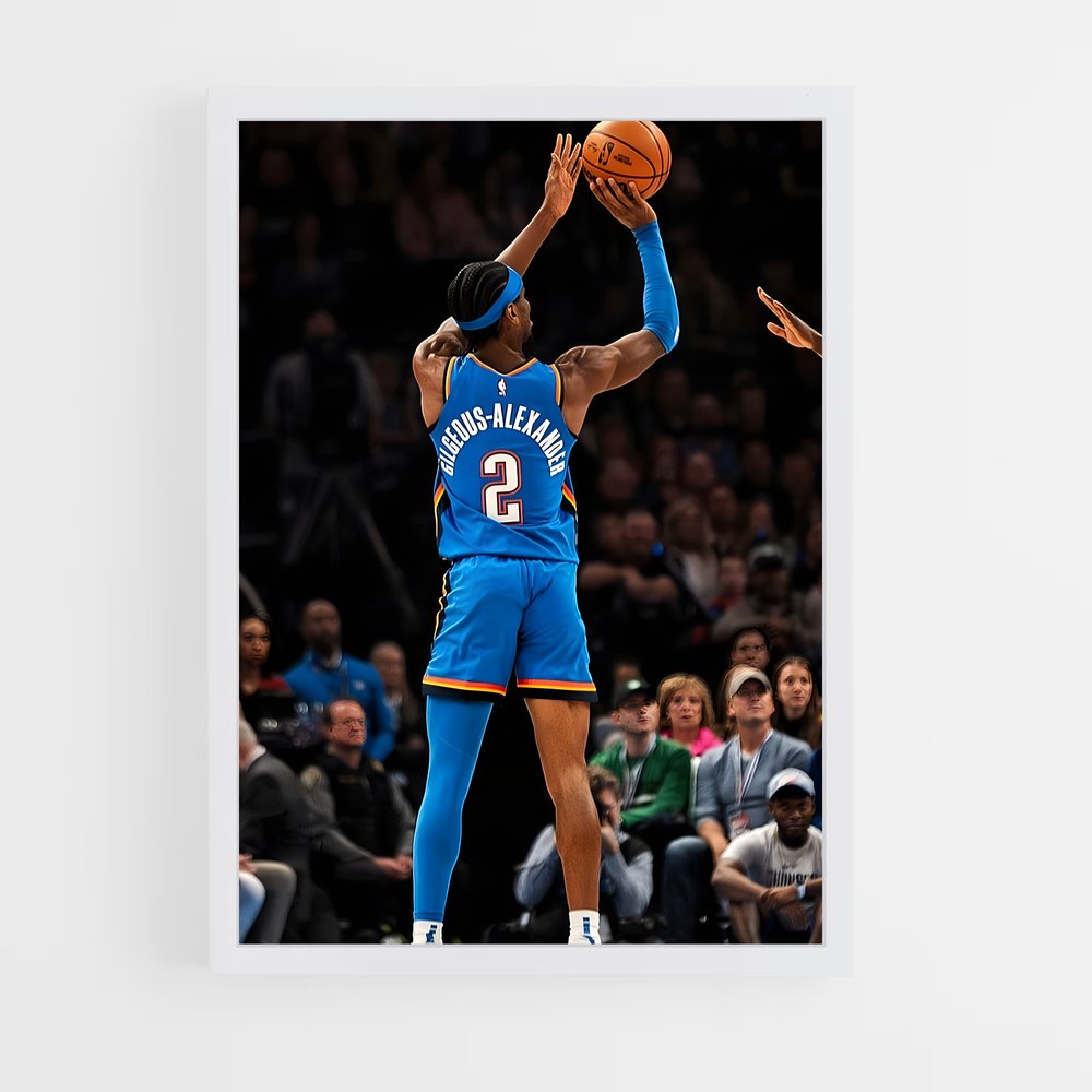 ap-oklahoma city thunder-2 cadre Blanc