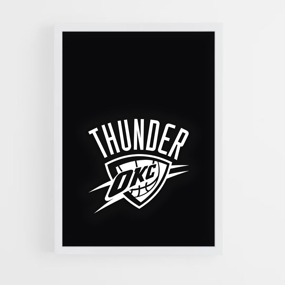 ap-oklahoma city thunder-5 cadre Blanc