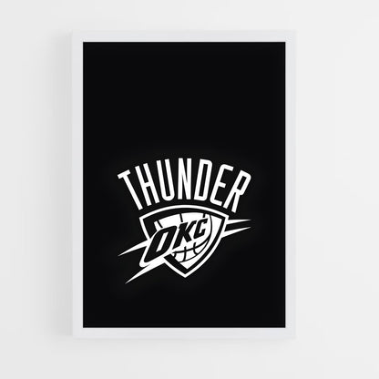 ap-oklahoma city thunder-5 cadre Blanc