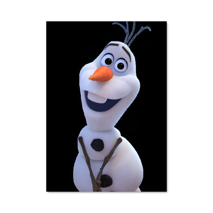 Poster Olaf dans le Monde Gelé