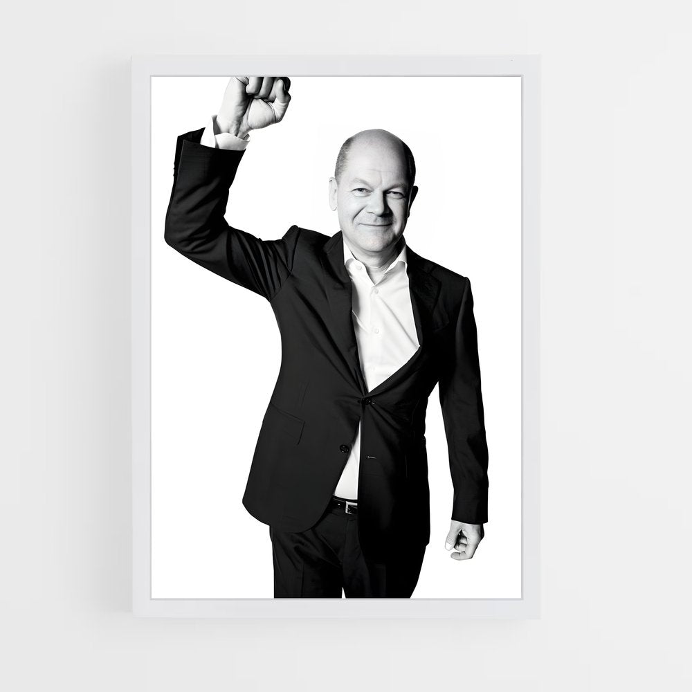 ap-olaf scholz-2 cadre Blanc