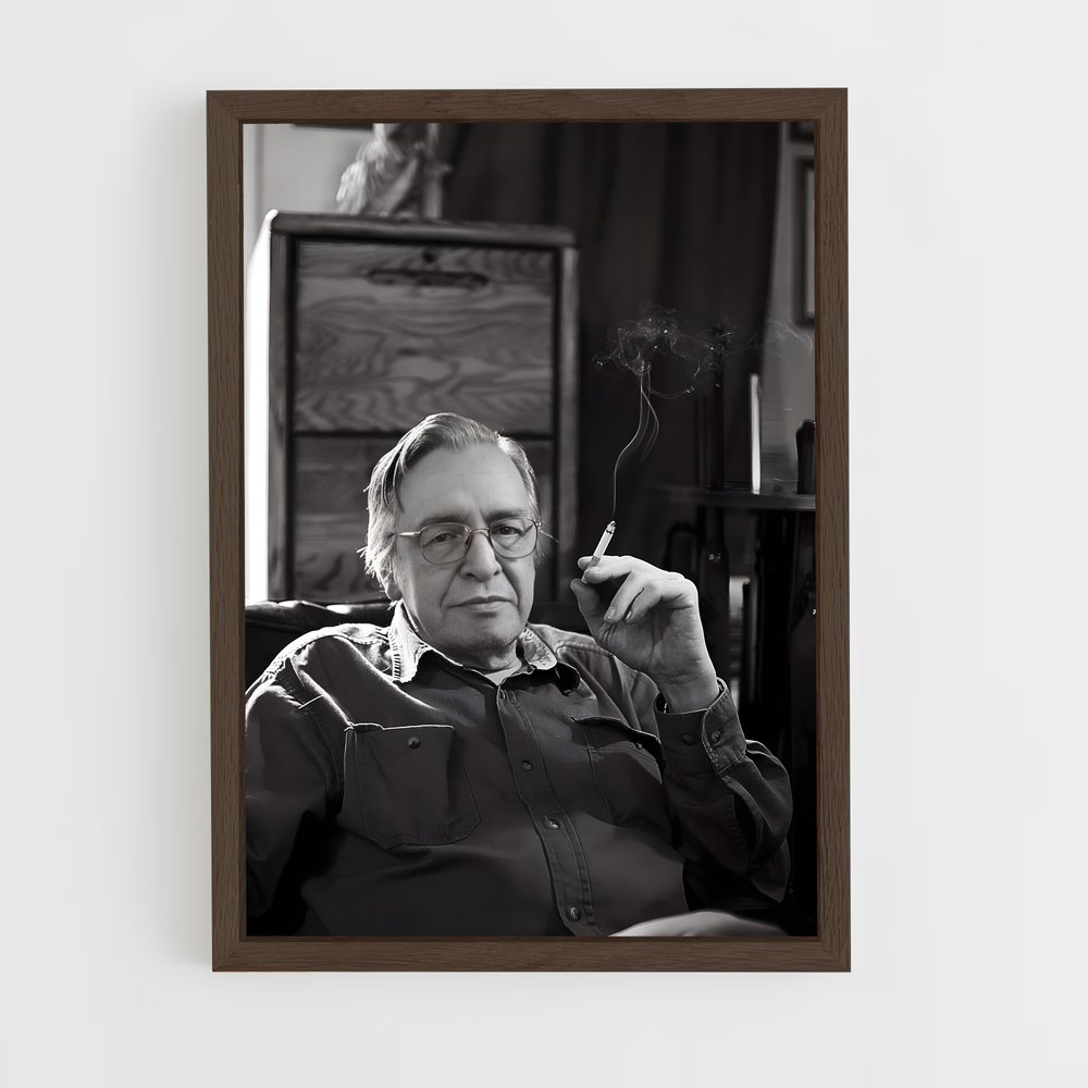 ap-olavo de carvalho-1 cadre Bois foncé