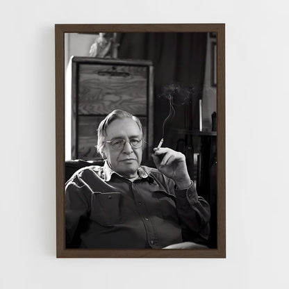 ap-olavo de carvalho-1 cadre Bois foncé