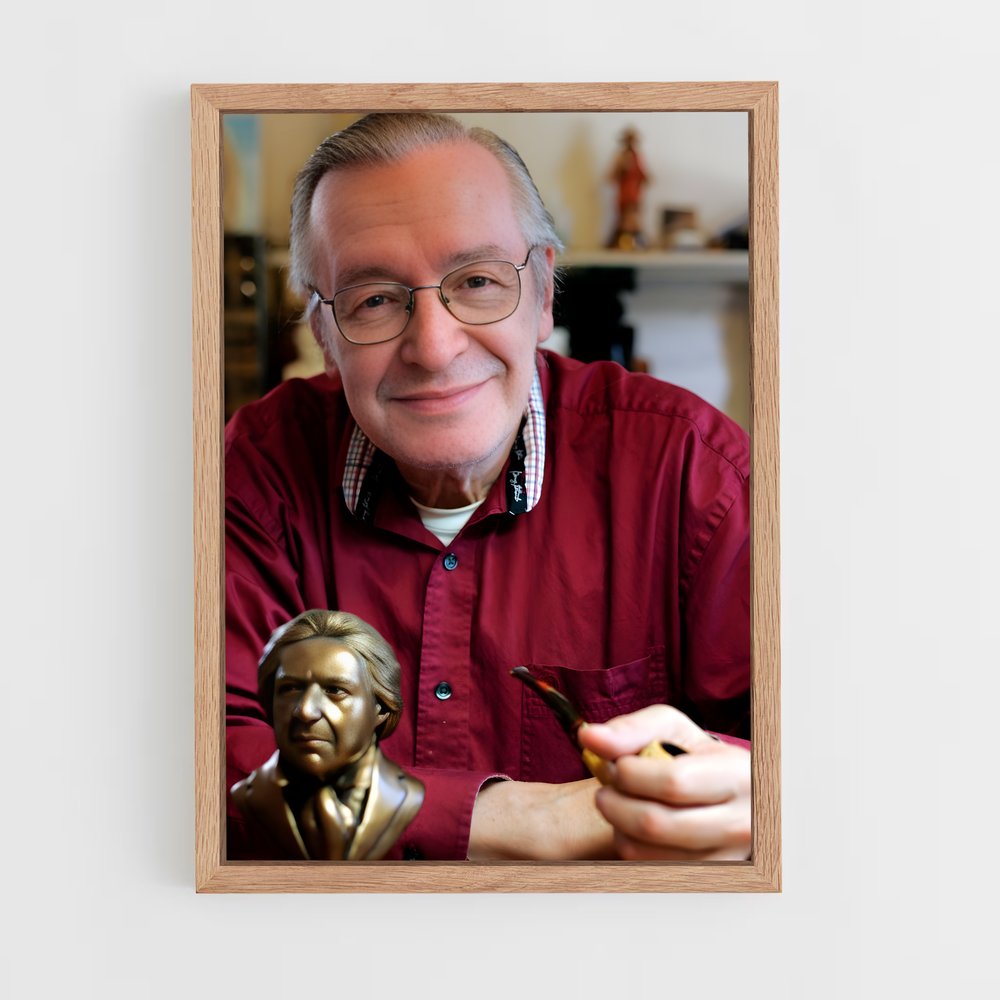 ap-olavo de carvalho-2 cadre Bois clair