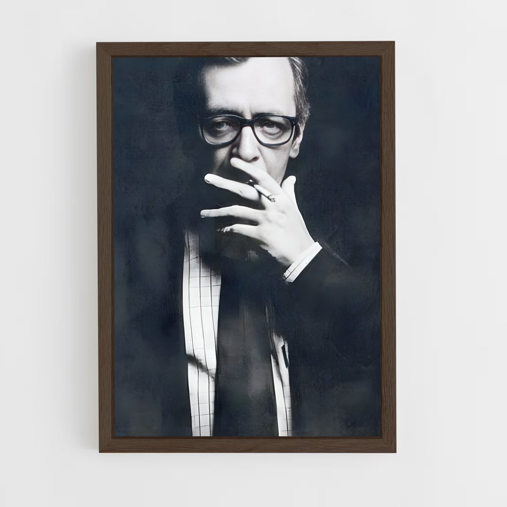ap-olavo de carvalho-3 cadre Bois foncé